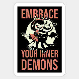 Embrace Your Inner Demons Sticker